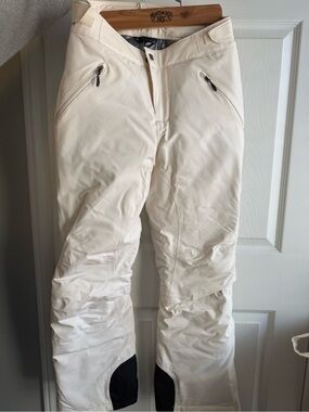 Columbia Cream White Ski Snow Pants